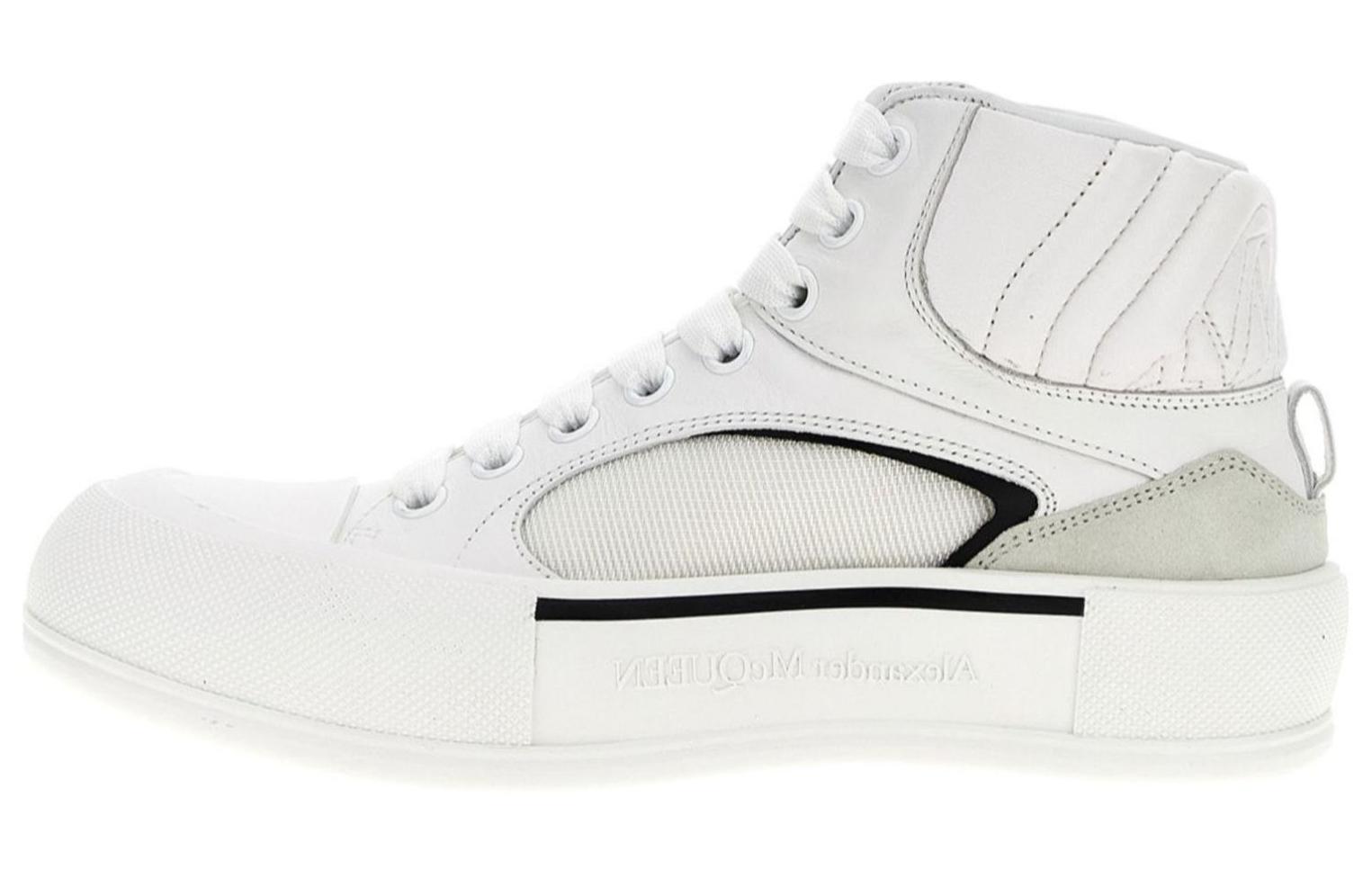 Alexander McQueen Leather Mid-Top 'Simple Comfort White' 777238W4SS19061
