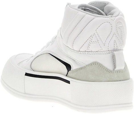 Alexander McQueen Leather Mid-Top 'Simple Comfort White' 777238W4SS19061 Shop Alexander McQueen Leather Mid-Top 'Simple Comfort White' 777238W4SS19061