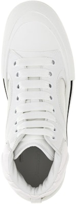 Alexander McQueen Leather Mid-Top 'Simple Comfort White' 777238W4SS19061 Purchase Alexander McQueen Leather Mid-Top 'Simple Comfort White' 777238W4SS19061