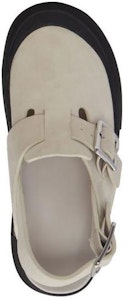 亞歷山大麥昆 皮革露跟搭扣厚底時尚涼拖 男款 浅米色 Purchase 亞歷山大麥昆 皮革露跟搭扣厚底時尚涼拖 男款 浅米色