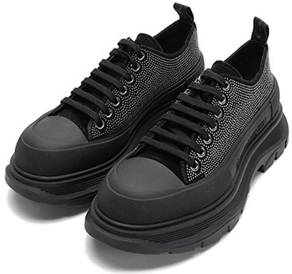 Alexander McQueen Tread Slick Lace-Up 'Hitam Berhias Studs' 647182WHZ271069 Lookbook Alexander McQueen Tread Slick Lace-Up 'Hitam Berhias Studs' 647182WHZ271069