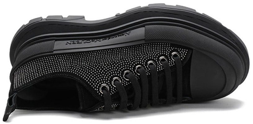 Alexander McQueen Tread Slick Lace-Up 'Hitam Berhias Studs' 647182WHZ271069 Purchase Alexander McQueen Tread Slick Lace-Up 'Hitam Berhias Studs' 647182WHZ271069