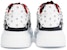 Alexander McQueen Leather Round-Toe Lace-Up Low Top 'Black Red' 535193WHGPC6436