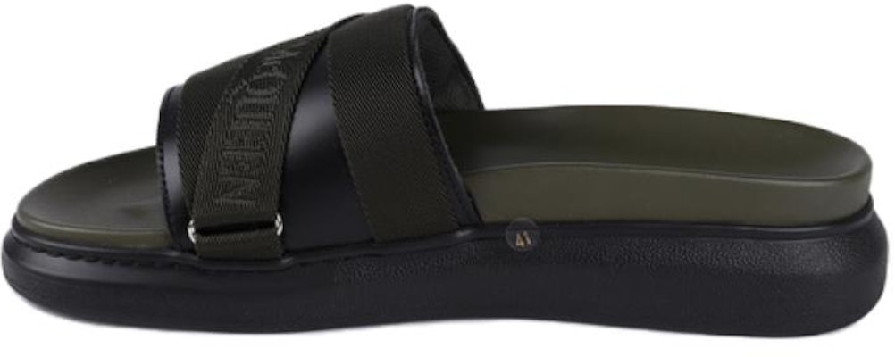Alexander McQueen Leather Round-Toe Slide 'Green Comfort' 663565W4QP13286 Buy Alexander McQueen Leather Round-Toe Slide 'Green Comfort' 663565W4QP13286