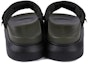 Details for Alexander McQueen Leather Round-Toe Slide 'Green Comfort' 663565W4QP13286