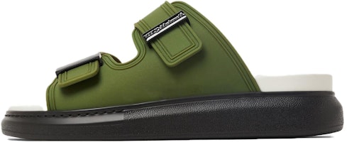 Alexander McQueen Leather Sandals 'Military Green' 663563W4Q583328 Alexander McQueen Leather Sandals 'Military Green' 663563W4Q583328