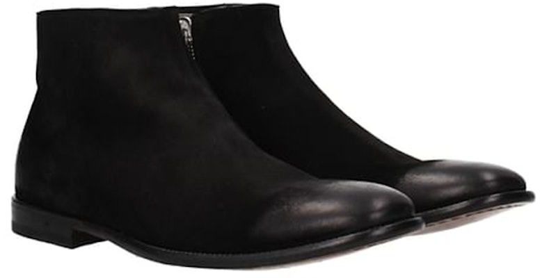 Alexander McQueen Leather Slip-On Booties 'Black' 526257WHMV01000 Order Alexander McQueen Leather Slip-On Booties 'Black' 526257WHMV01000