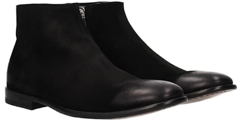 Alexander McQueen Bottines en Cuir Noir 526257WHMV01000 Order Alexander McQueen Bottines en Cuir Noir 526257WHMV01000