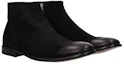Order Alexander McQueen Bottines en Cuir Noir 526257WHMV01000