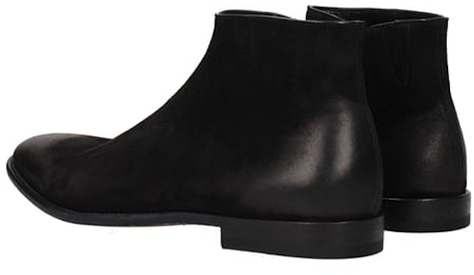 Alexander McQueen Leather Slip-On Booties 'Black' 526257WHMV01000 Lookbook Alexander McQueen Leather Slip-On Booties 'Black' 526257WHMV01000