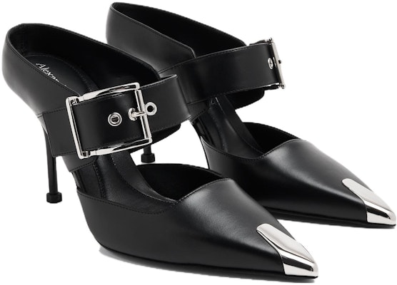 Alexander McQueen Slip-On Kulit 'Hitam' 757513WIEA11081 Order Alexander McQueen Slip-On Kulit 'Hitam' 757513WIEA11081
