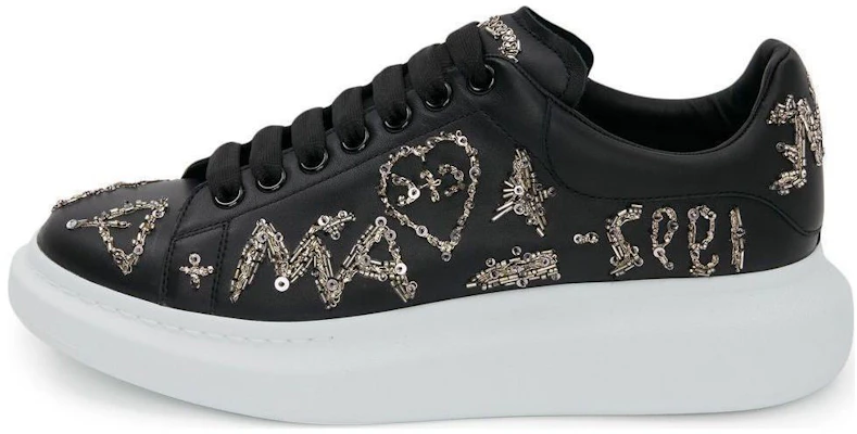Alexander McQueen Leder Sneaker ''Schwarze Mode'' 711146WICEA1081 Buy Alexander McQueen Leder Sneaker ''Schwarze Mode'' 711146WICEA1081