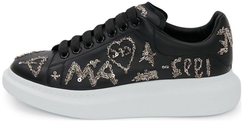 Zapatillas de Cuero Alexander McQueen 'Moda Negra' 711146WICEA1081 Buy Zapatillas de Cuero Alexander McQueen 'Moda Negra' 711146WICEA1081