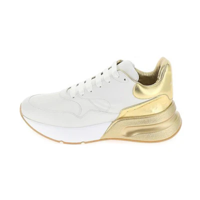 Alexander McQueen Leather Sneaker 'White Gold'