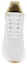 Shop Sneaker Alexander McQueen in Pelle ''Bianco Oro'' 552046WHT9G9075