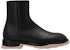 But Alexander McQueen Kulit Zip Boots 'Hitam' 682816WHFLF1438