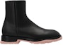 Order But Alexander McQueen Kulit Zip Boots 'Hitam' 682816WHFLF1438