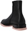 Shop But Alexander McQueen Kulit Zip Boots 'Hitam' 682816WHFLF1438