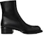 But Alexander McQueen Kulit Zip But 'Hujung Bulat Hitam' 750383WIDY01000