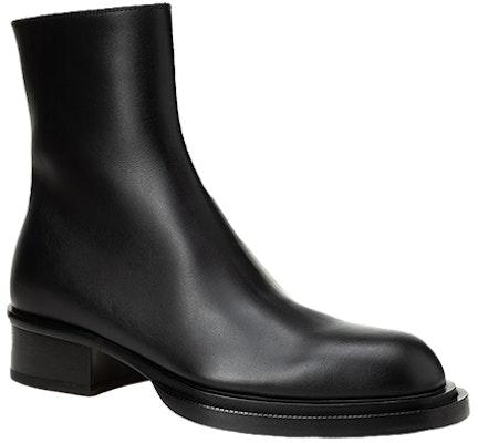 Alexander McQueen Leather Zip Boots 'Black Round Toe' 750383WIDY01000 Lookbook Alexander McQueen Leather Zip Boots 'Black Round Toe' 750383WIDY01000