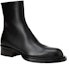 Lookbook But Alexander McQueen Kulit Zip But 'Hujung Bulat Hitam' 750383WIDY01000
