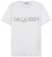 Buy Alexander McQueen Kaos Pria Putih Regular Fit Crew Neck Letter Print 649876-QQZ56-0900