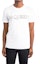 Shop Alexander McQueen Kaos Pria Putih Regular Fit Crew Neck Letter Print 649876-QQZ56-0900