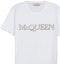 Details for Alexander McQueen Kaos Pria Putih Regular Fit Crew Neck Letter Print 649876-QQZ56-0900
