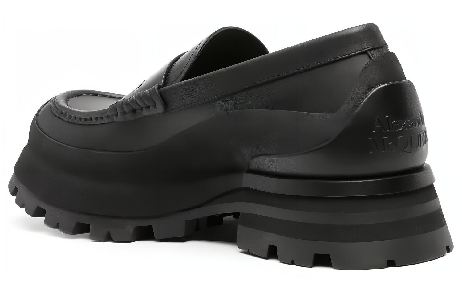 Lookbook Alexander McQueen Loafer ''Zwart Instapper'' 777809WIEQ41000