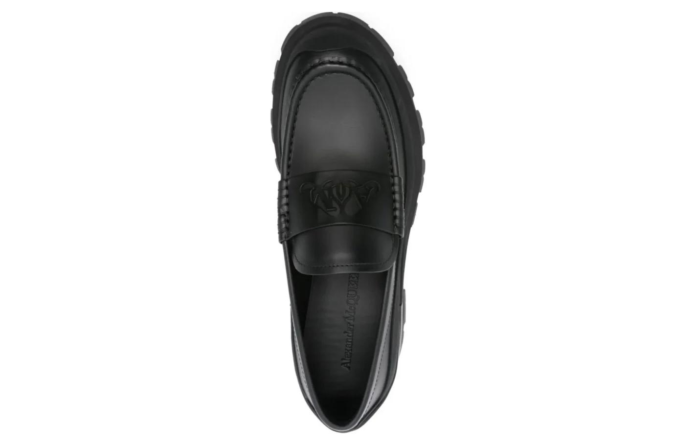 Shop Alexander McQueen Loafer ''Zwart Instapper'' 777809WIEQ41000