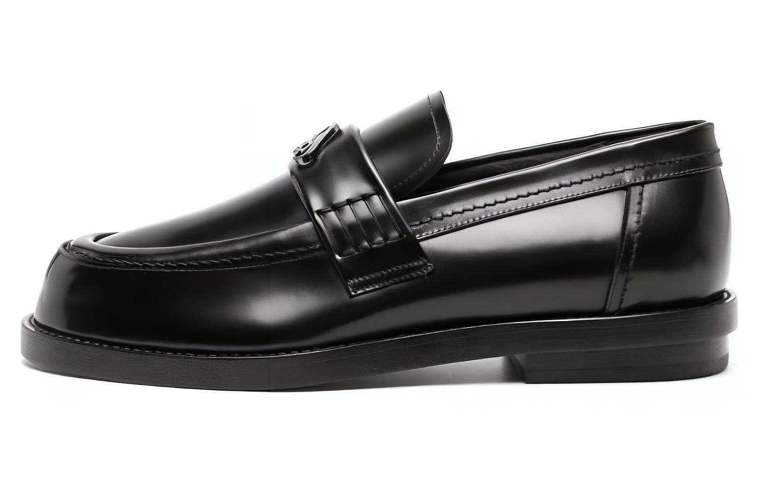 Alexander McQueen Loafer 'Simple Fashion Black' 777805WIES21069