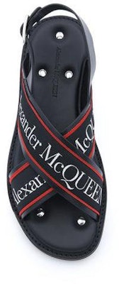 Alexander McQueen Logo 'Sandal Kasual Hitam' 604275WHRWC-1081 Purchase Alexander McQueen Logo 'Sandal Kasual Hitam' 604275WHRWC-1081