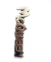 Alexander McQueen Logo Design Accessories - Silver 706126-1AAIO-1010 Alexander McQueen Logo Design Accessories - Silver 706126-1AAIO-1010