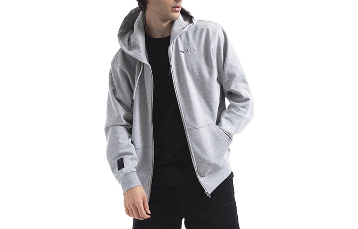 Alexander McQueen Logo Embroidered Zip Hoodie - Grey 682830-RST94-1230