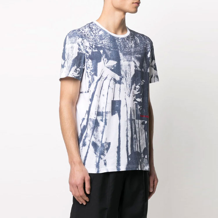 Alexander McQueen Logo Embroidery Photo Print White Crewneck Tee SS21 650408-QQZ62-0900 圖 5