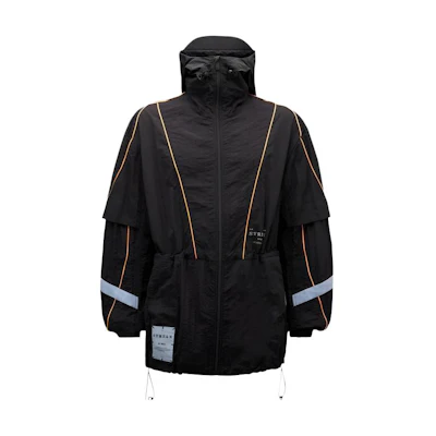 Alexander McQueen Logo Patch Colorblock Zip Hoodie Jacket Mens 679263-RSB16-1000