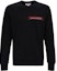 Order Alexander McQueen Logo Patch Crewneck Sweatshirt Hitam 642663-QRX75-0901