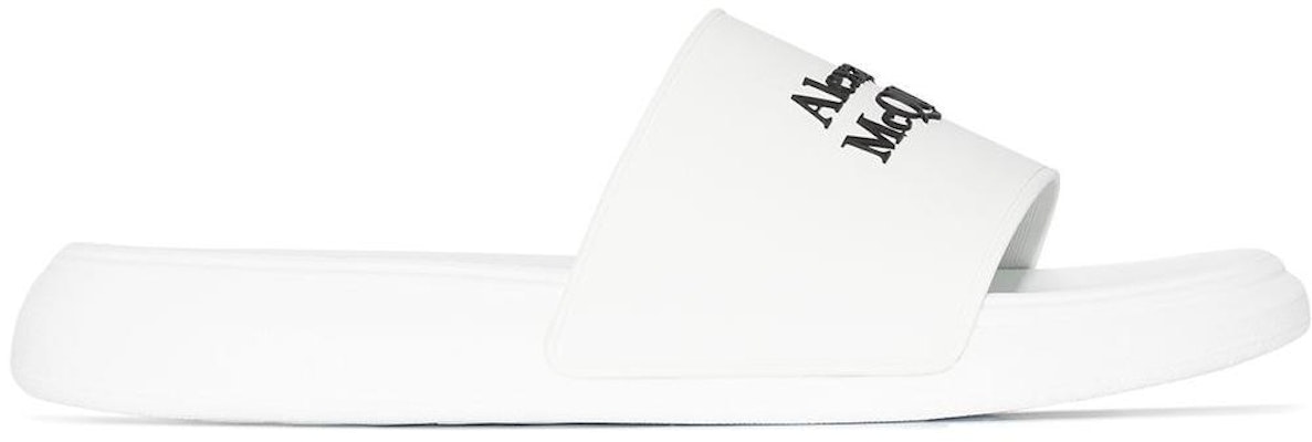 亚历山大·麦昆 白色logo凉拖鞋 663564-W4RF0-9061 Order 亚历山大·麦昆 白色logo凉拖鞋 663564-W4RF0-9061