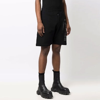 Alexander McQueen 黑色休閒短褲 Logo 印花 688717-QSZ81-0911 Purchase Alexander McQueen 黑色休閒短褲 Logo 印花 688717-QSZ81-0911