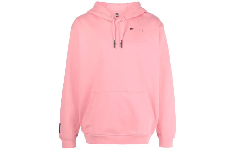 Alexander McQueen Logo Print Hoodie Long Sleeve - Blush Pink 624727-RST93-6126