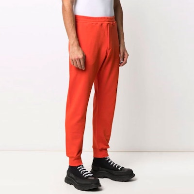 Alexander McQueen Seluar Joging Logo Cetakan Jingga. 662580-QRZ71-0909 Shop Alexander McQueen Seluar Joging Logo Cetakan Jingga. 662580-QRZ71-0909