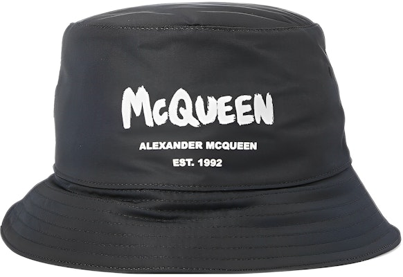 Alexander McQueen Topi Baldi Logo Cetak Kasual Poliester Hitam 6677794404Q1078 Lookbook Alexander McQueen Topi Baldi Logo Cetak Kasual Poliester Hitam 6677794404Q1078