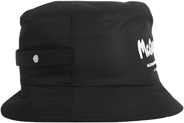 Alexander McQueen Topi Baldi Logo Cetak Kasual Poliester Hitam 6677794404Q1078 Shop Alexander McQueen Topi Baldi Logo Cetak Kasual Poliester Hitam 6677794404Q1078
