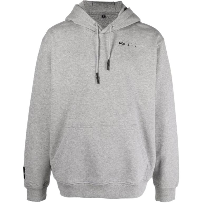 Alexander McQueen Logo Printed Hoodie Gray 624727-RST941-230