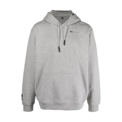 Alexander McQueen Logo Printed Hoodie Gray 624727-RST941-230