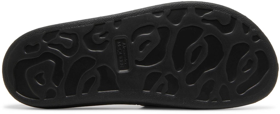 (Women) Alexander McQueen Logo Slides 'Black' 666983-W4QS0-1000 Shop (Women) Alexander McQueen Logo Slides 'Black' 666983-W4QS0-1000