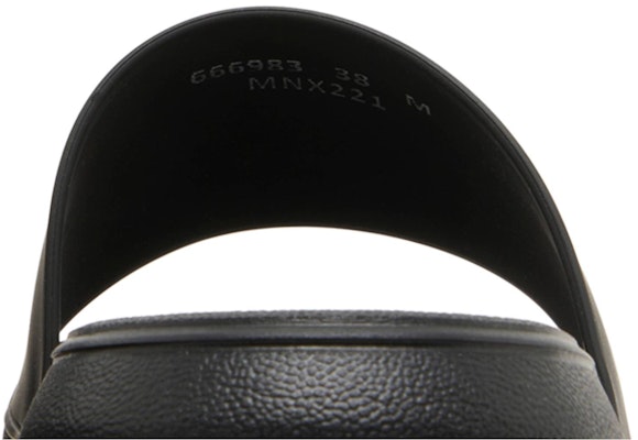(Women) Alexander McQueen Logo Slides 'Black' 666983-W4QS0-1000 Sizing (Women) Alexander McQueen Logo Slides 'Black' 666983-W4QS0-1000
