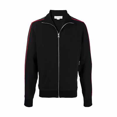 Alexander McQueen Logo Tape Jacket Black 625377-QQR38-1000