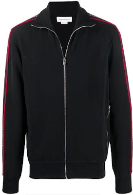 Alexander McQueen Jaket Lengan Panjang Logo Zipper - Hitam 625377-QPR38-1000 Buy Alexander McQueen Jaket Lengan Panjang Logo Zipper - Hitam 625377-QPR38-1000