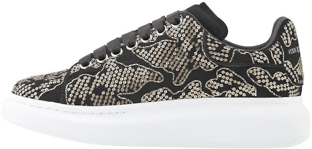 亚历山大·麦昆 黑色皮革低帮鞋 683673WHCE1081 Buy 亚历山大·麦昆 黑色皮革低帮鞋 683673WHCE1081